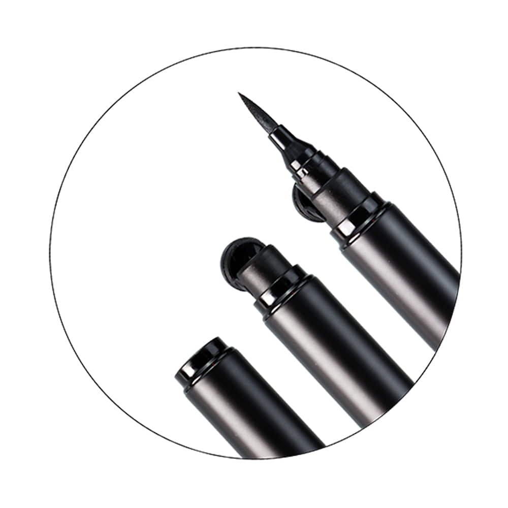 Clica One-Touch Auto Cap Liquid Eyeliner Pen-Type Brush Type 0.6 g